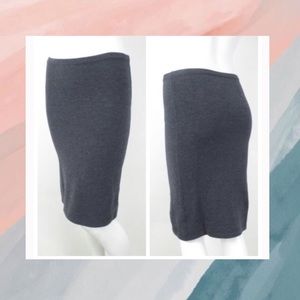 Cabi grey knit pencil skirt